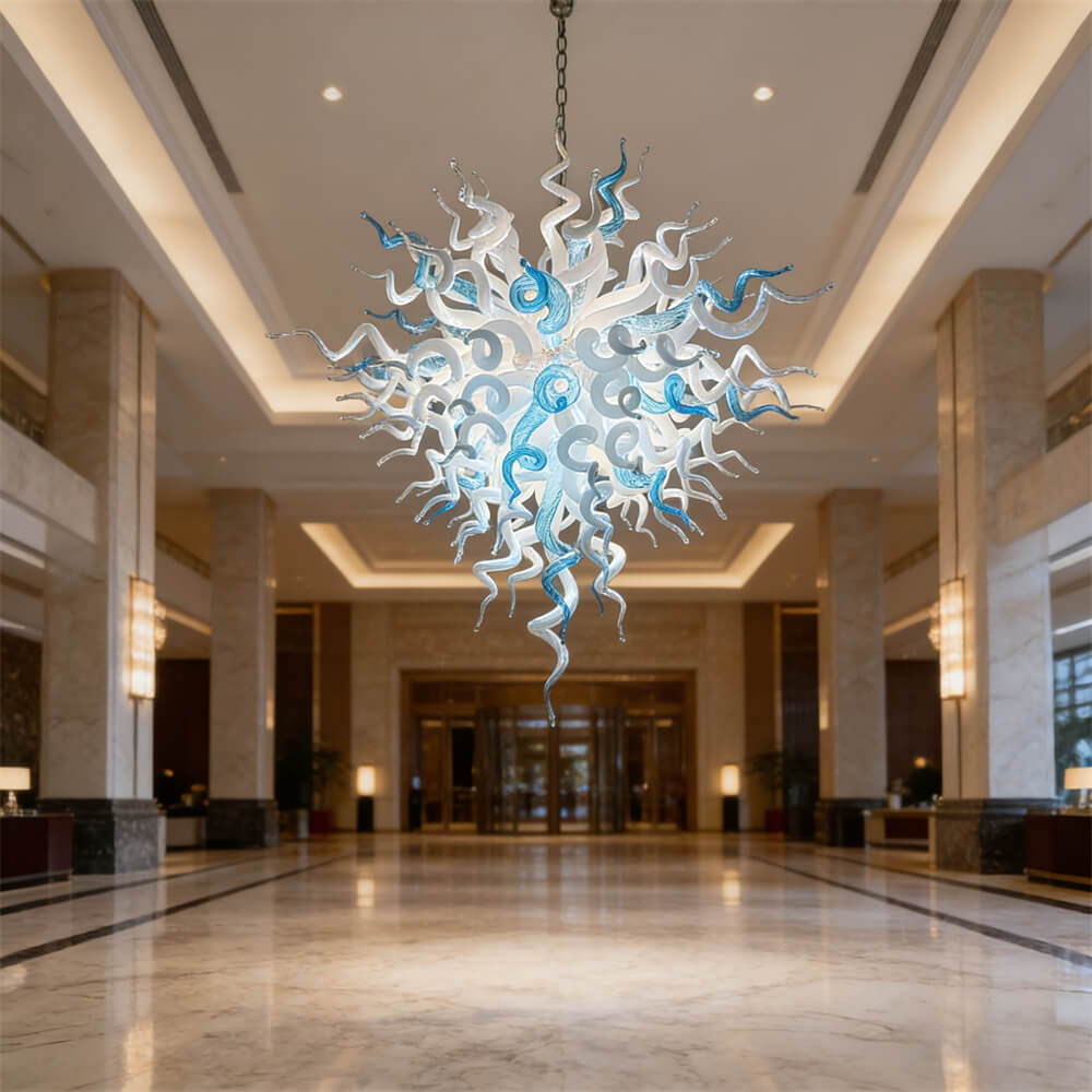 Special custom design glass chandelier for home hotel villa