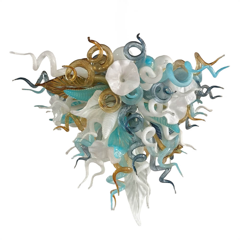 Factory sale directly of blown glass chandelier lighting luxury style