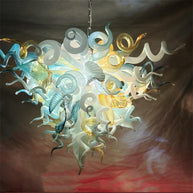 Factory sale directly of blown glass chandelier lighting luxury style