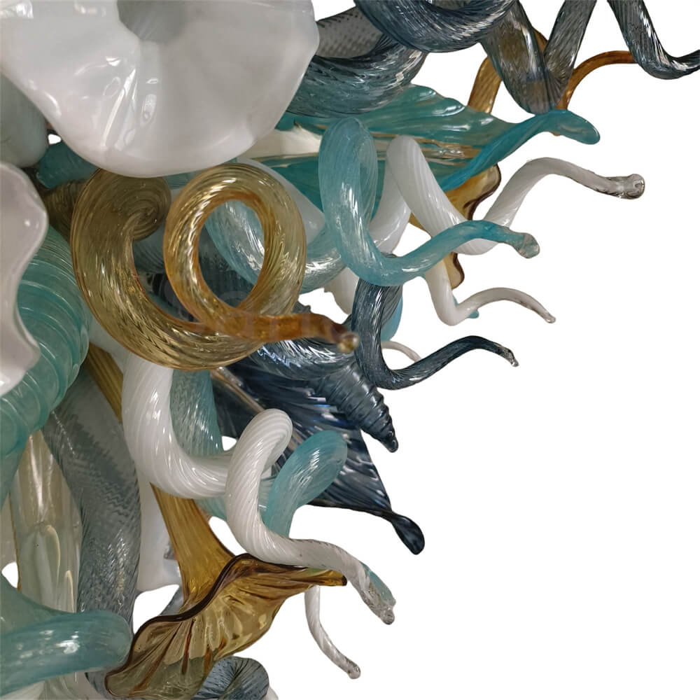 Factory sale directly of blown glass chandelier lighting luxury style