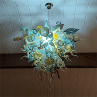 Factory sale directly of blown glass chandelier lighting luxury style