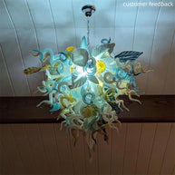 Factory sale directly of blown glass chandelier lighting luxury style