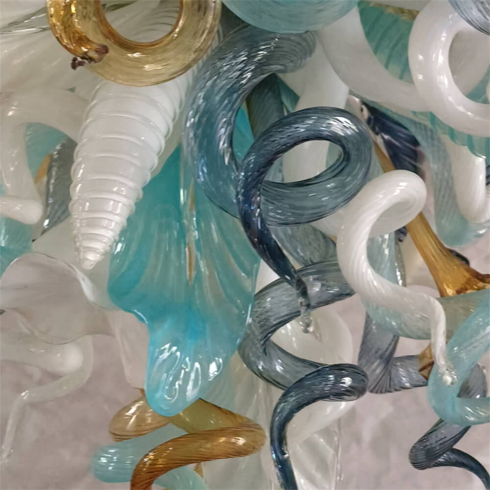 Factory sale directly of blown glass chandelier lighting luxury style
