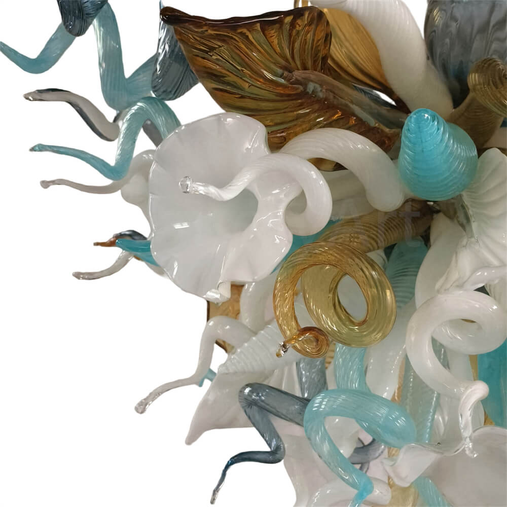 Factory sale directly of blown glass chandelier lighting luxury style