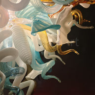 Factory sale directly of blown glass chandelier lighting luxury style