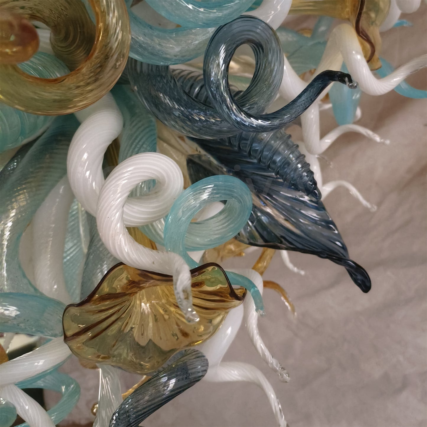 Factory sale directly of blown glass chandelier lighting chihuly style