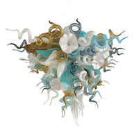 Factory sale directly of blown glass chandelier lighting luxury style