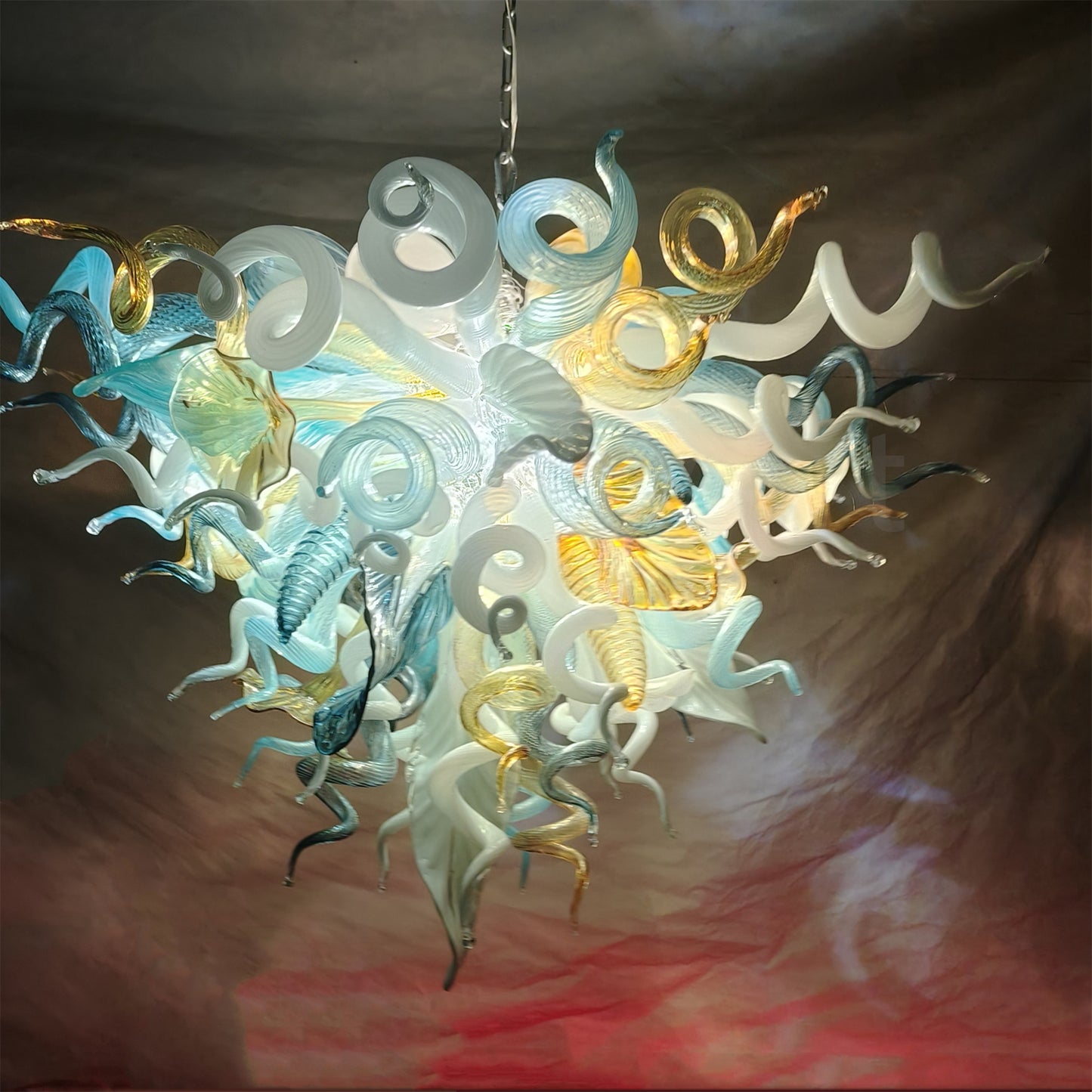 Factory sale directly of blown glass chandelier lighting chihuly style
