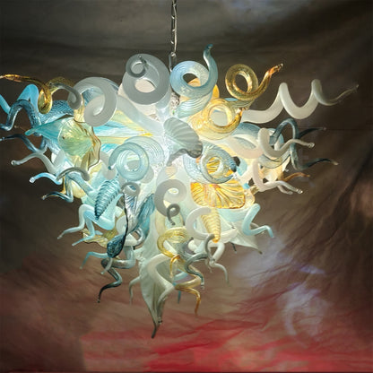 Factory sale directly of blown glass chandelier lighting luxury style