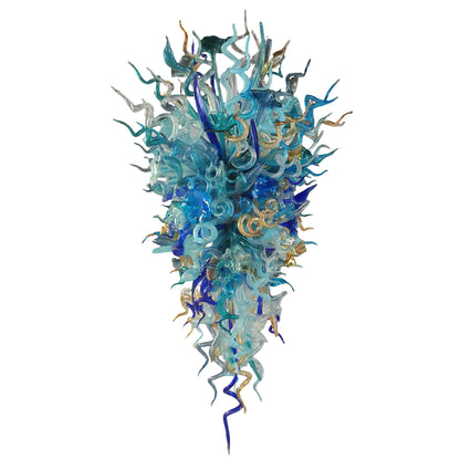 Big blown glass chandelier project for hotel villa decoration custom design