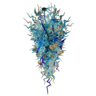 Big blown glass chandelier project for hotel villa decoration custom design