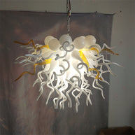 Dining room chandelier custom design hand made diy glass lighting