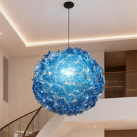 120cm DIY hand made blowing glass antique floral chandelier