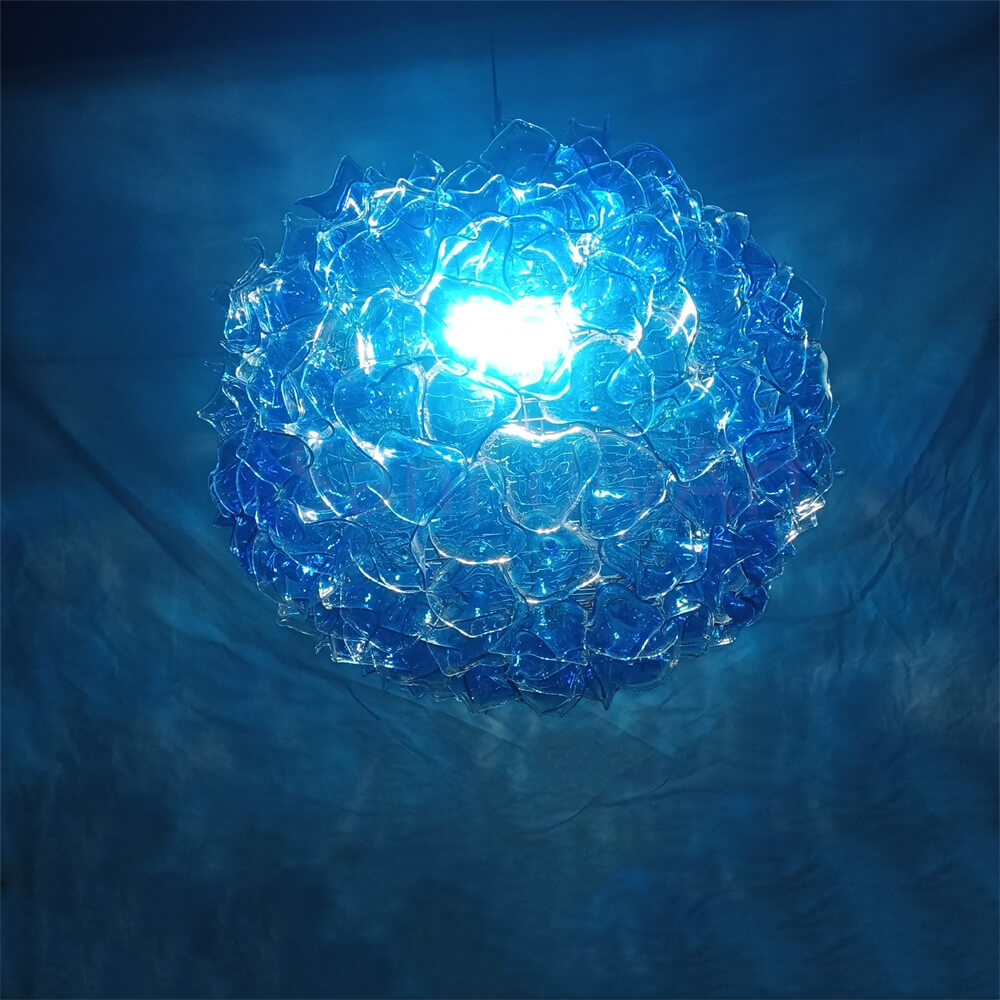 120cm DIY hand made blowing glass antique floral chandelier