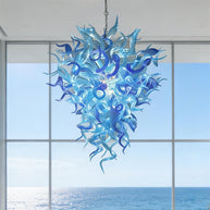 Amazing creative blown glass chandelier custom design art
