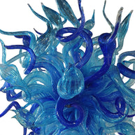 Amazing creative blown glass chandelier custom design art