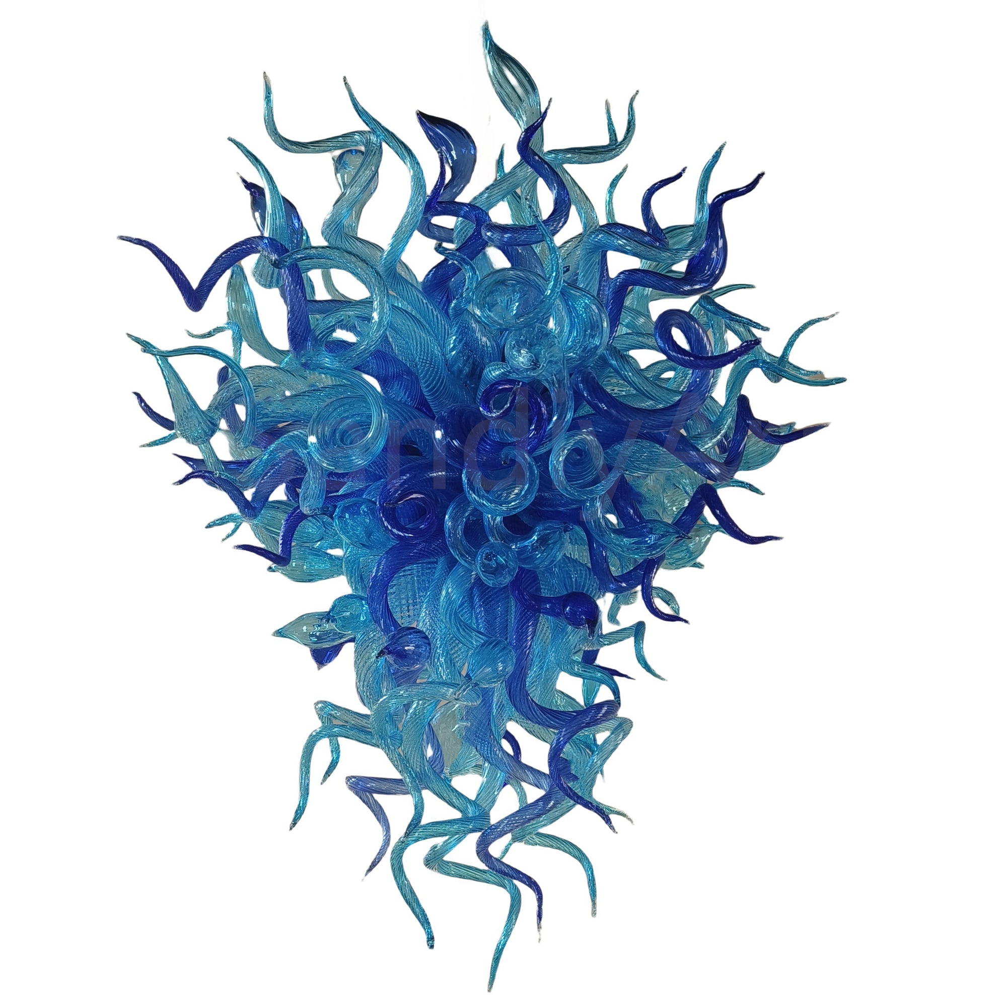 Amazing creative blown glass chandelier custom design art