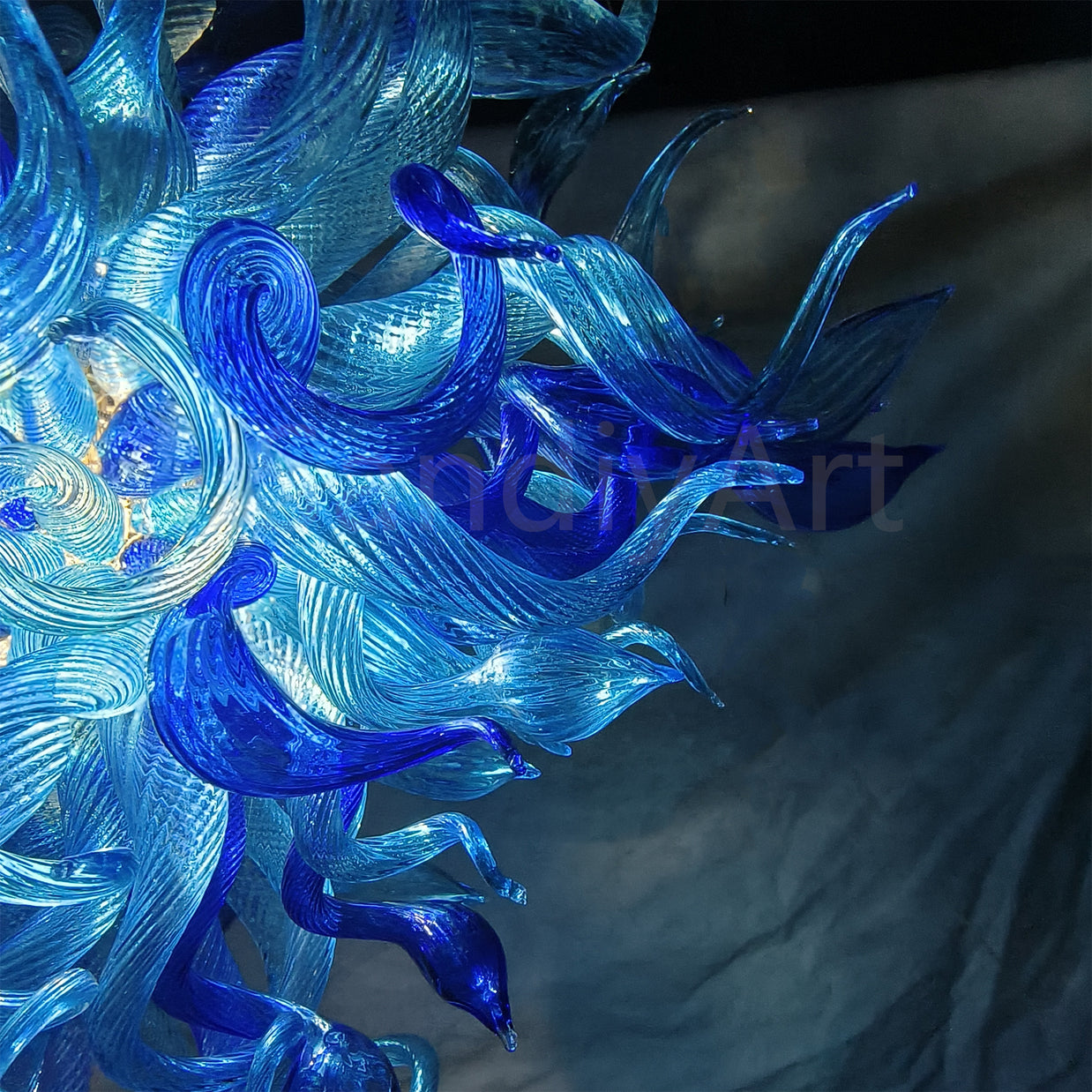 Amazing creative blown glass chandelier custom design art