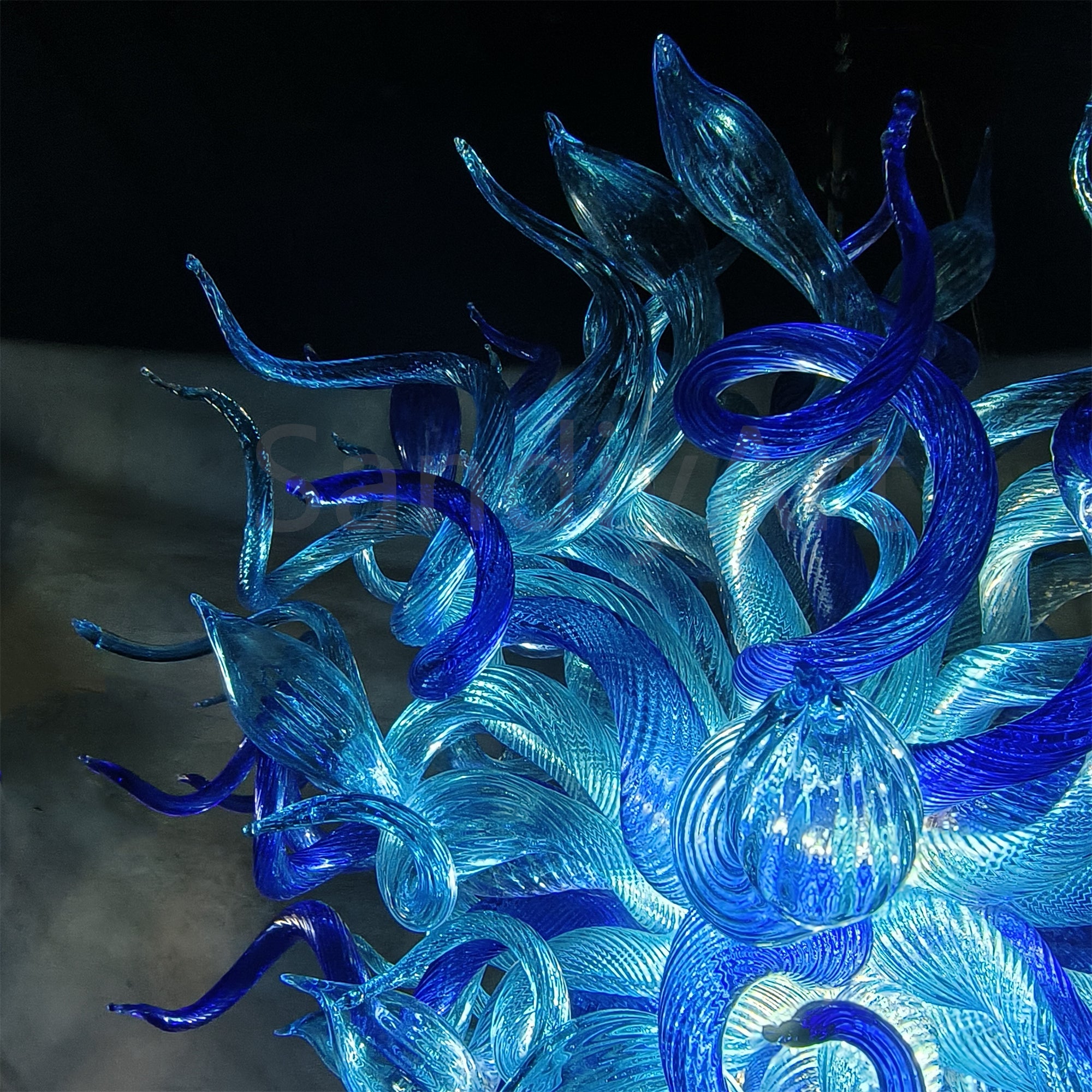Amazing creative blown glass chandelier custom design art