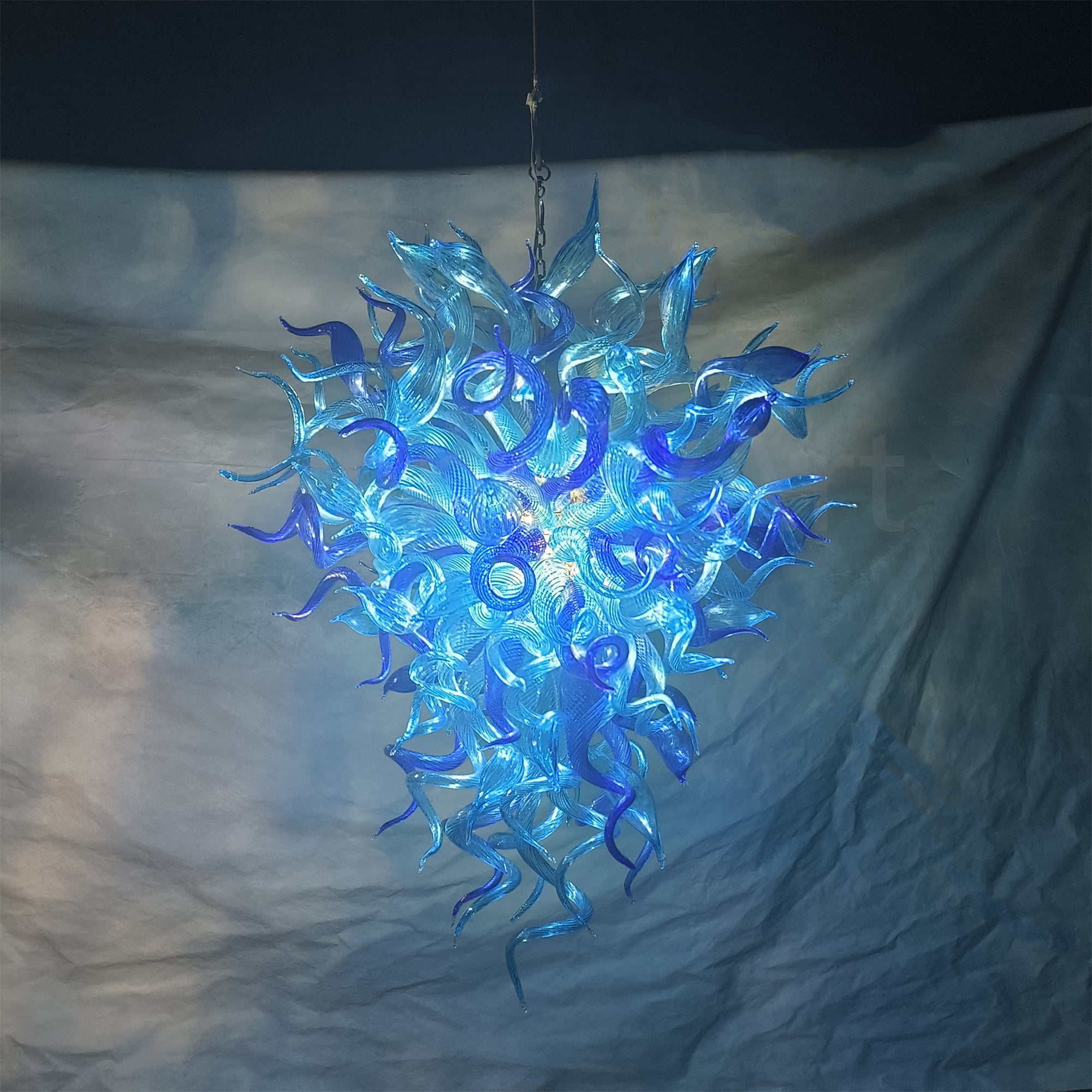 Amazing creative blown glass chandelier custom design art