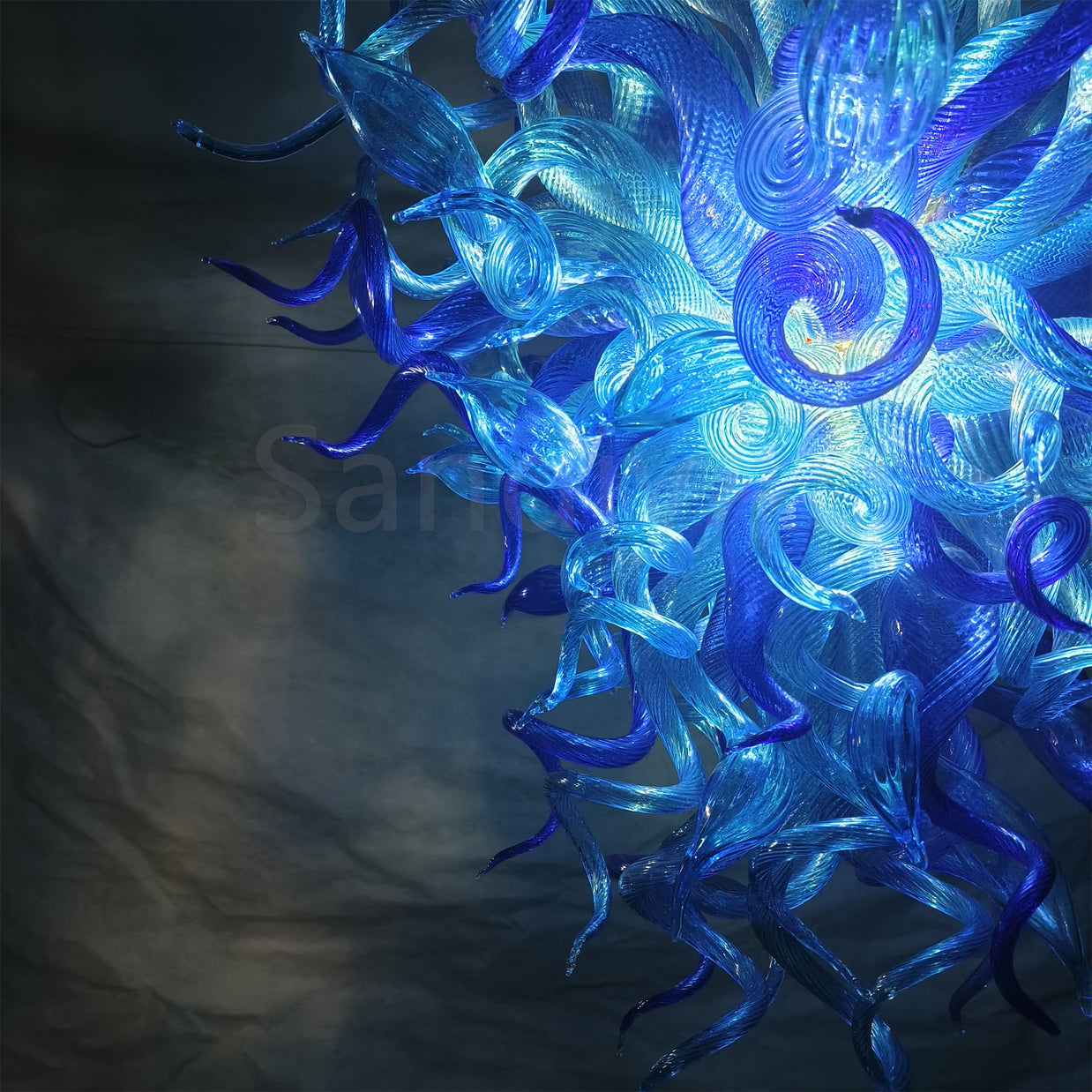 Amazing creative blown glass chandelier custom design art