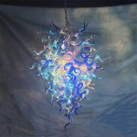 Villa corridor glass lighting branches tree style art custom design