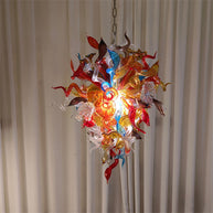 Wedding decoration lighting modern style art glass flower chandelier