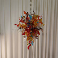 Wedding decoration lighting modern style art glass flower chandelier