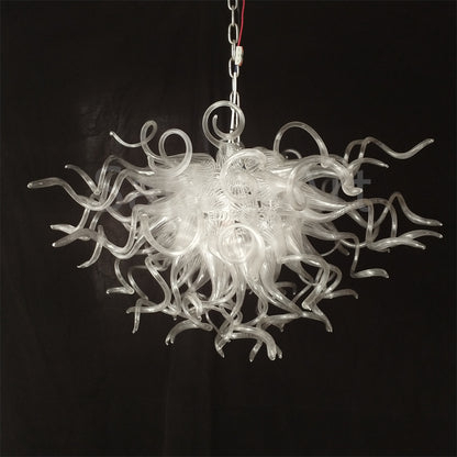 Modern design clear color handblown glass chandelier art home hotel decoration