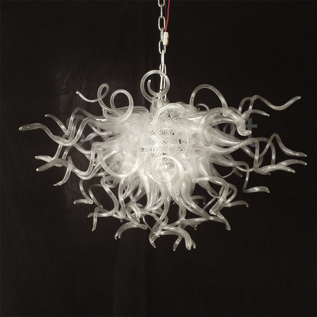 Modern design clear color handblown glass chandelier art home hotel decoration
