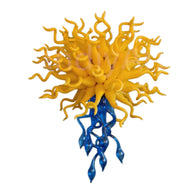 mouthblown glass chandelier
