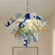 Hand made DIY blown glass lighting for bedroom