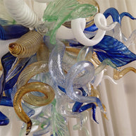 Hand made DIY blown glass lighting for bedroom