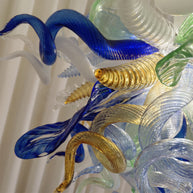Hand made DIY blown glass lighting for bedroom