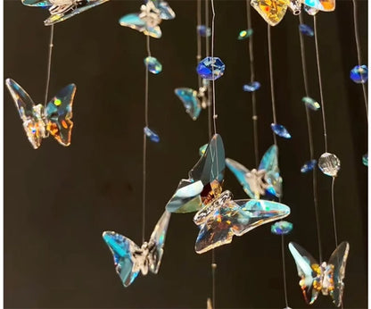 Crystal butterfly hanging lighting high luxury and modern design