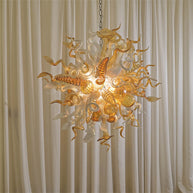 Luxury design hand made blown murano glass Chihuly type chandelier