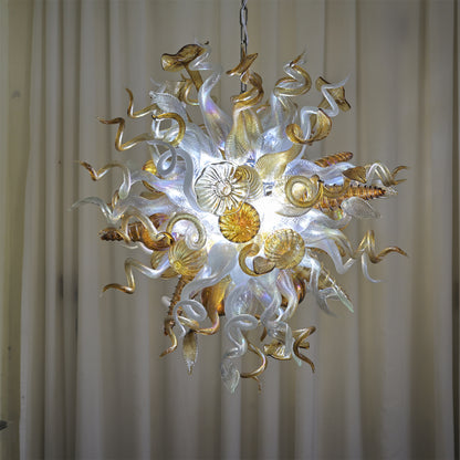Luxury design hand made blown murano glass Chihuly type chandelier