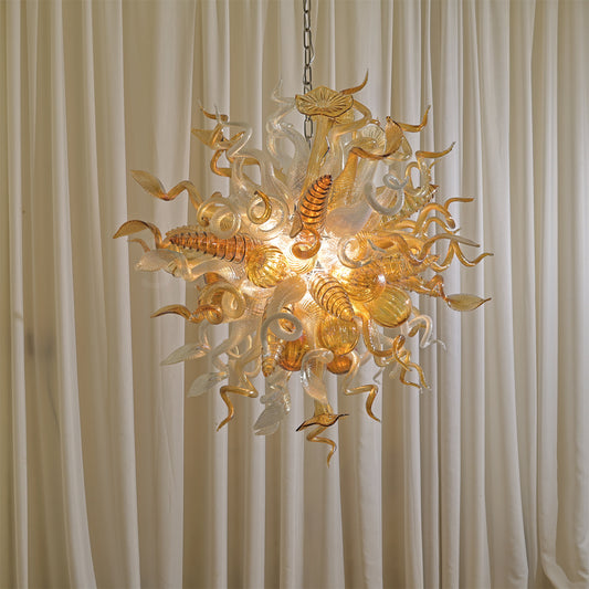Luxury design hand made blown murano glass Chihuly type chandelier