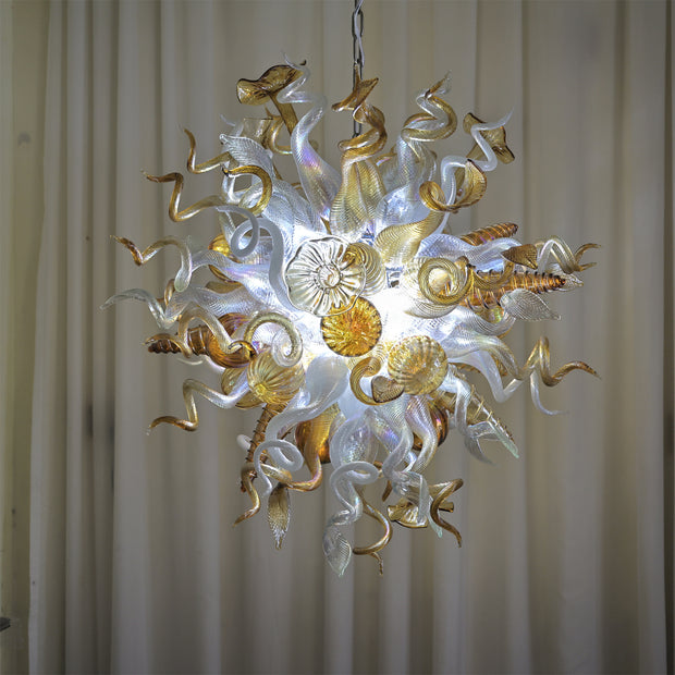 Luxury design hand made blown murano glass Chihuly type chandelier