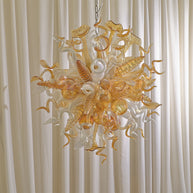 Luxury design hand made blown murano glass Chihuly type chandelier