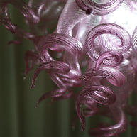 Chihuly lighting art hand made blown glass pink chandelier dining room decoration