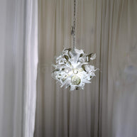 chihuly style art chandelier