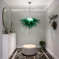 Green grass chandelier lighting