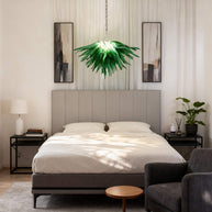 Green grass chandelier lighting