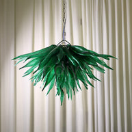 Green grass chandelier lighting