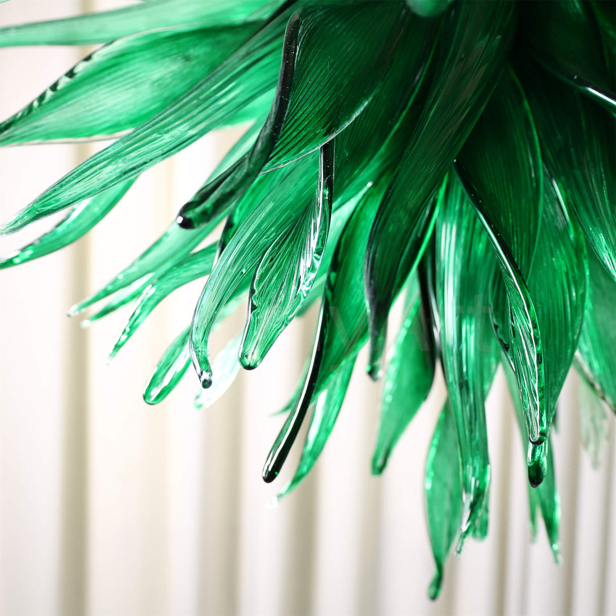 Green grass chandelier lighting