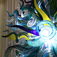 murano glass chandelier