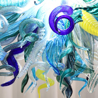 murano glass chandelier