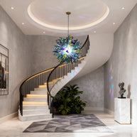 murano glass chandelier