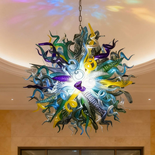 murano glass chandelier